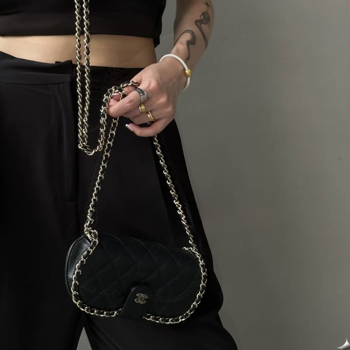 Chanel Glasses Case With Chain - Image 3