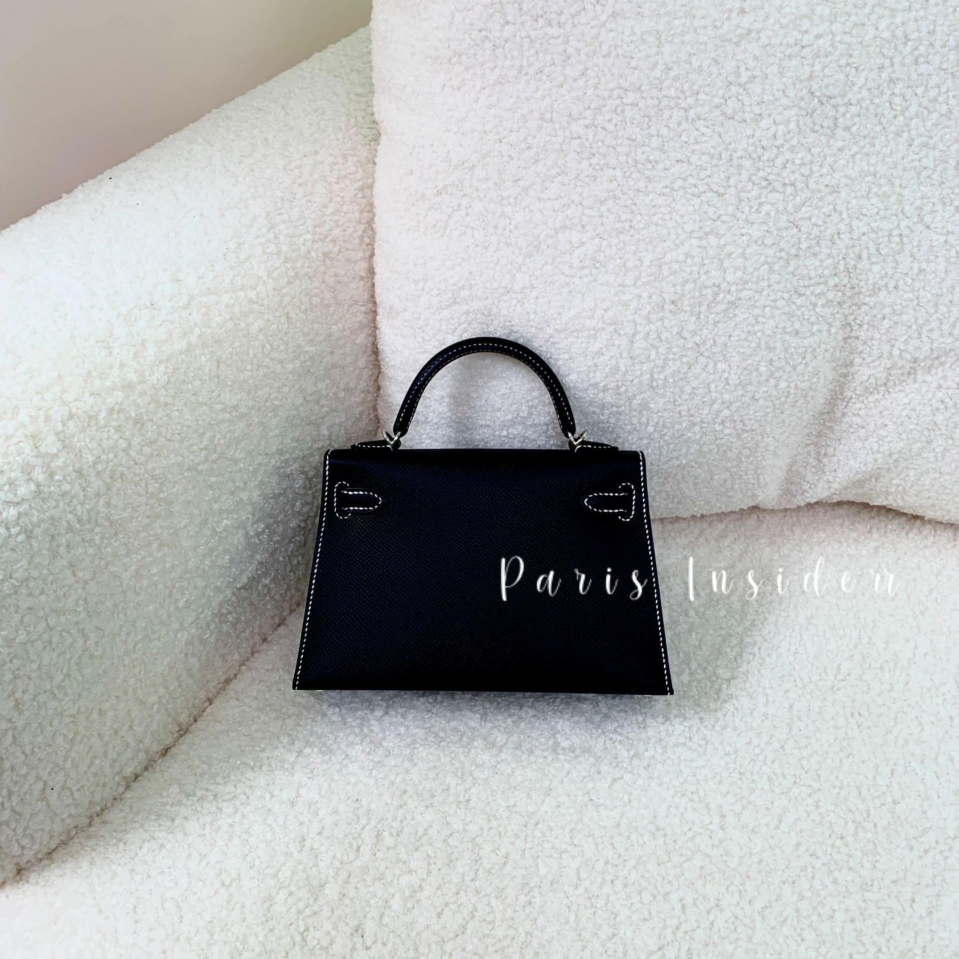 Hermes Mini Kelly II SO Noir PHW - Image 3