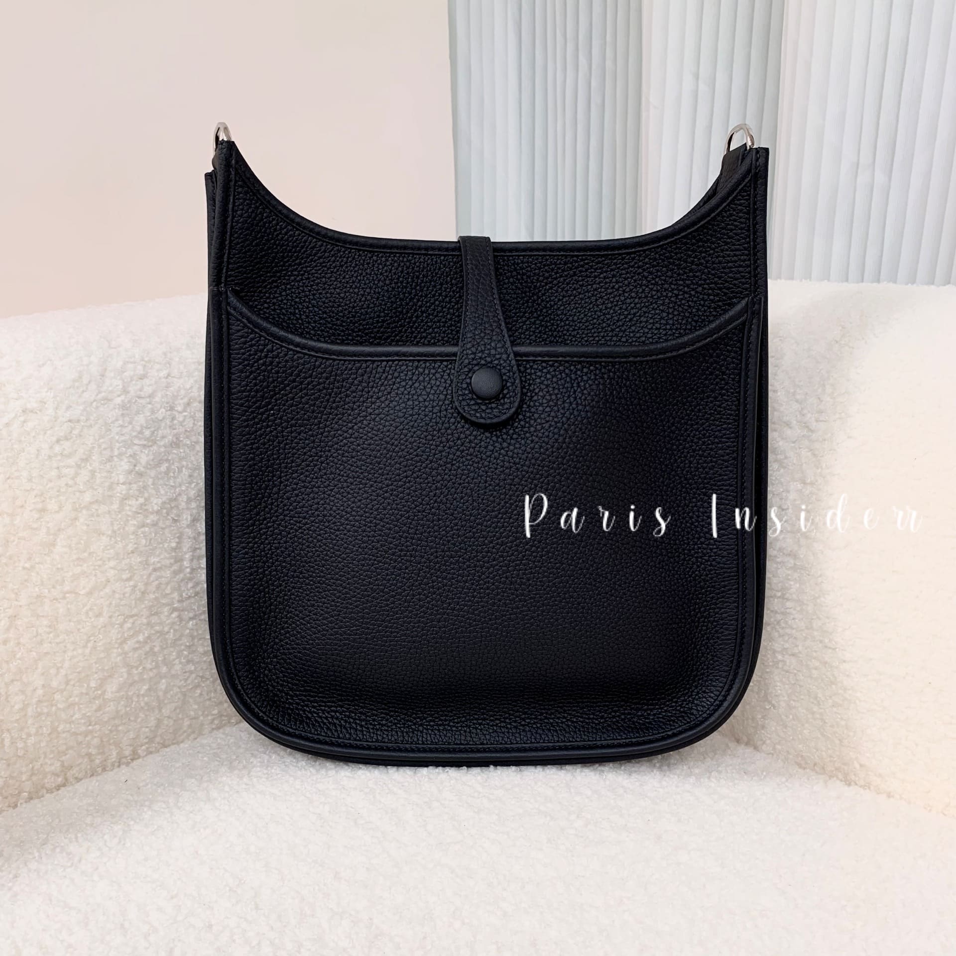 Hermes Evelyne 29 Noir PHW - Image 2