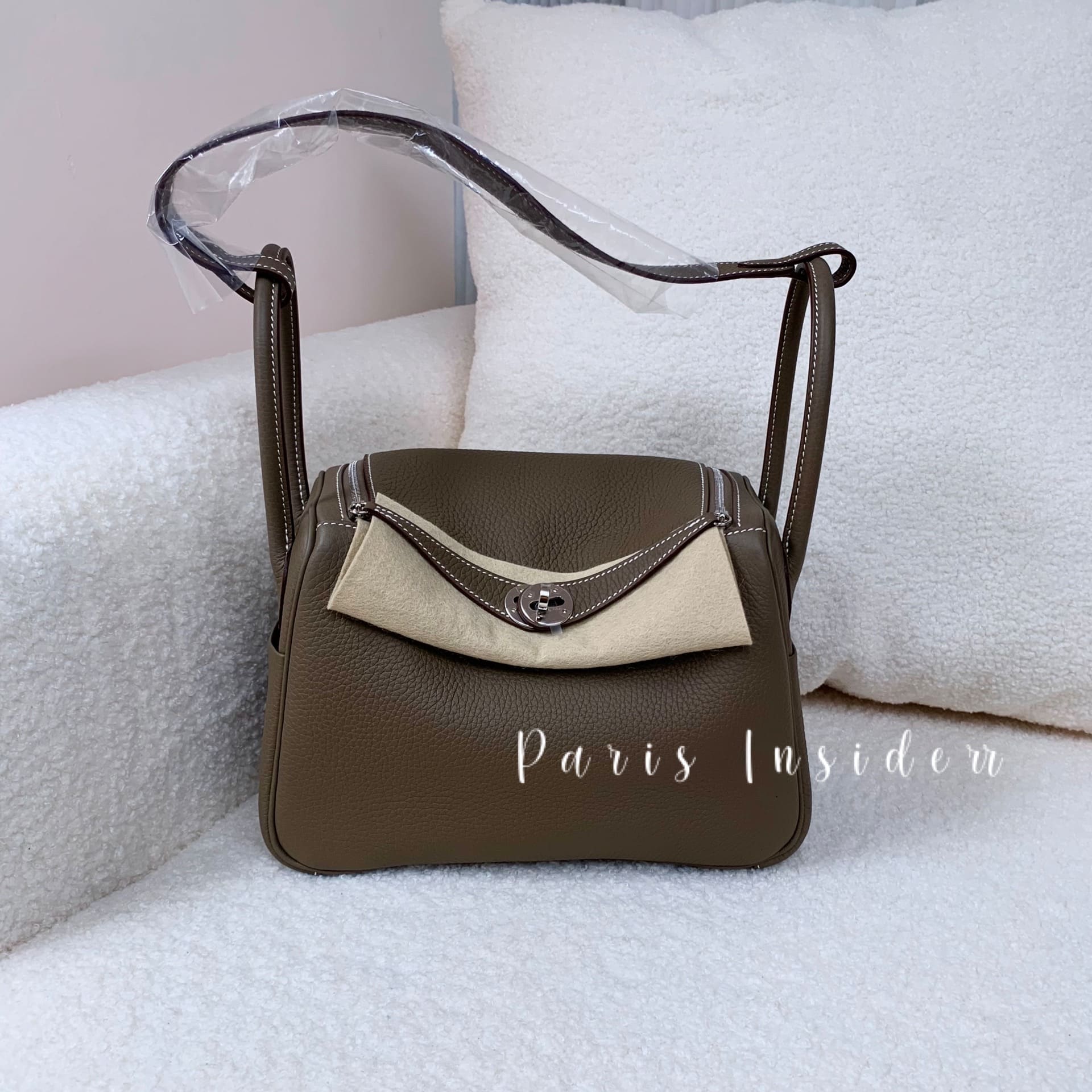 Hermes Lindy 26 Etoupe PHW