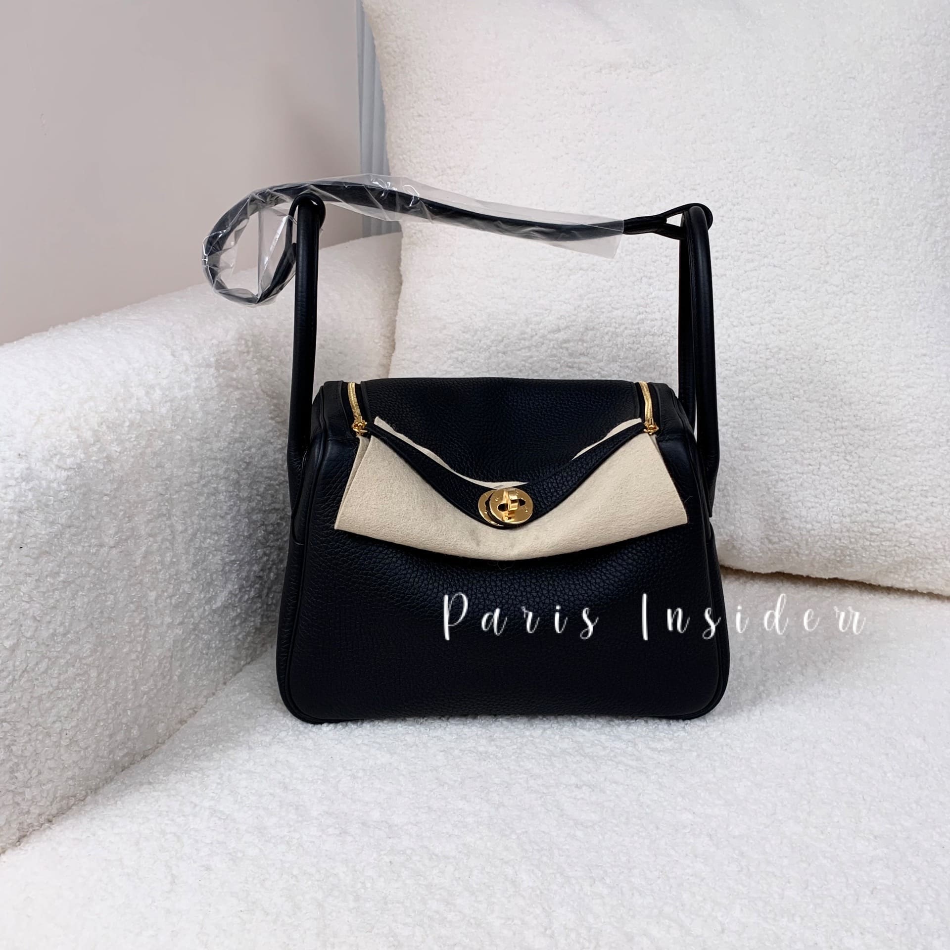Hermes Lindy 26 Noir GHW