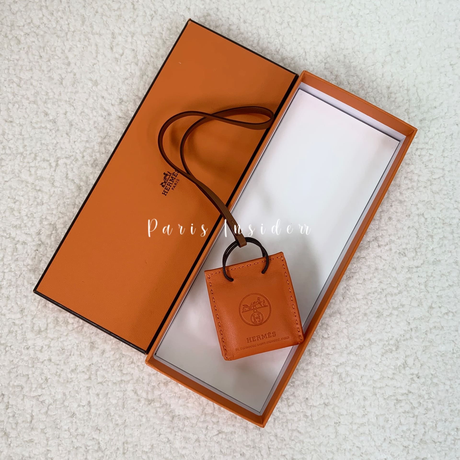 Hermes Sac Orange Charm bag Feu