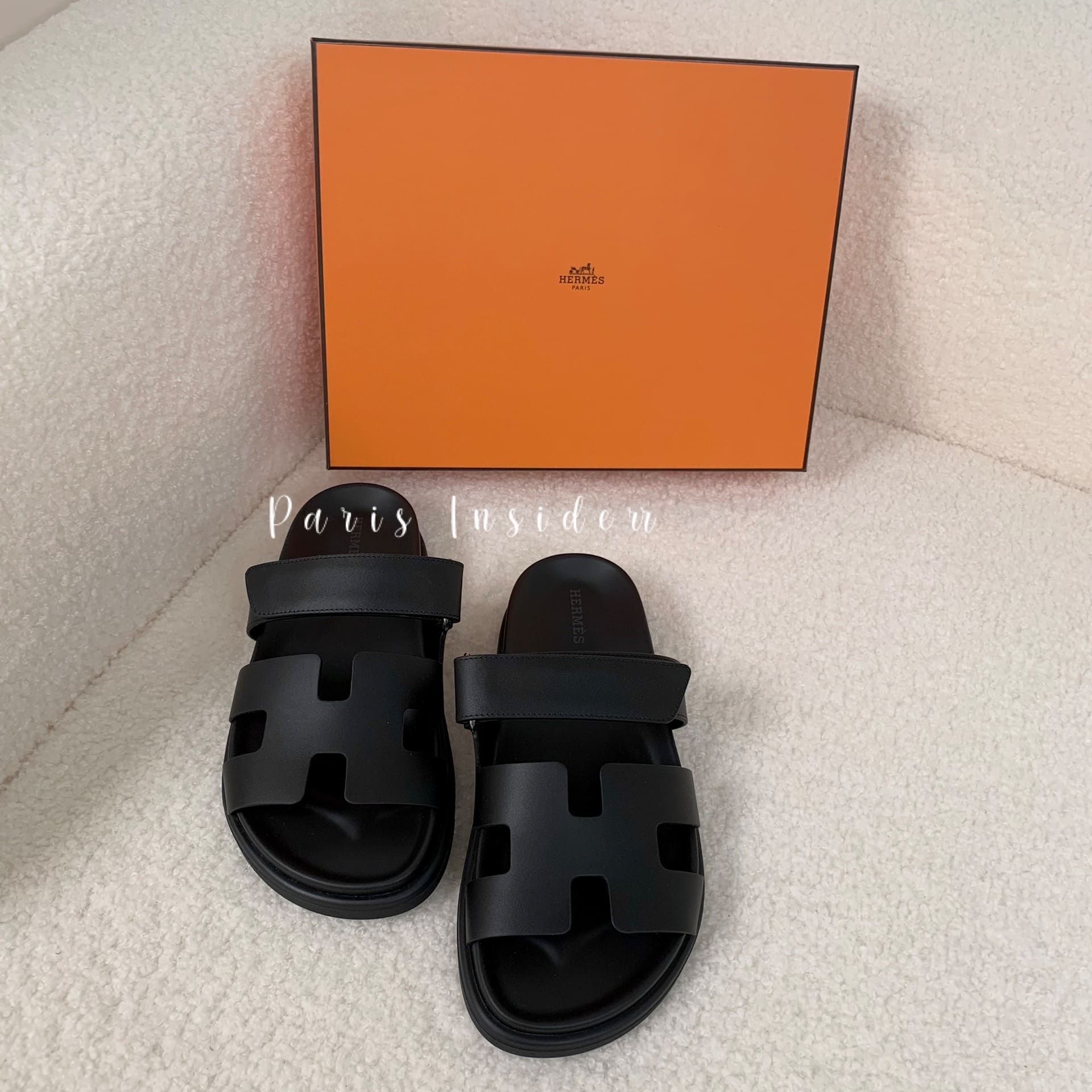 Hermes Chypre Sandal Noir - Image 2