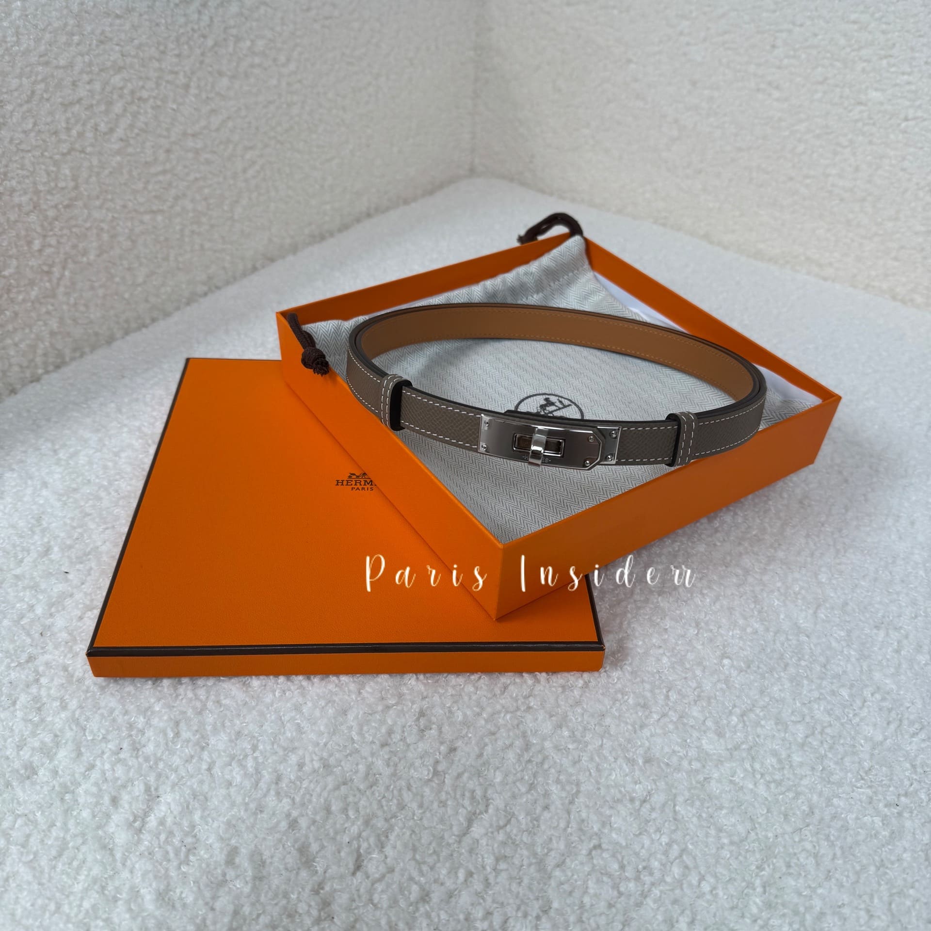 Hermes Kelly 18 Belt Etuope PHW