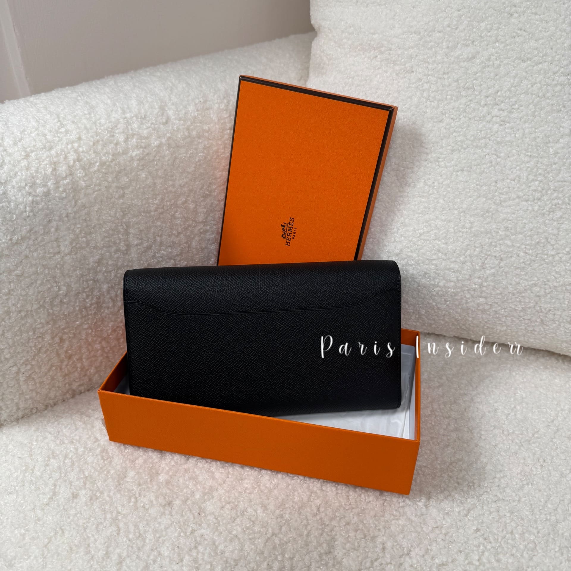 Hermes Constance To Go Wallet Noir PHW - Image 2