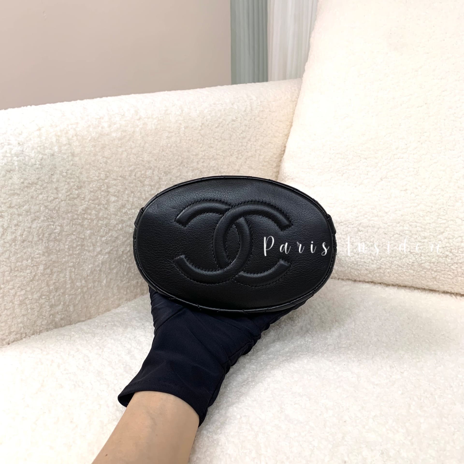 Chanel Black Backpack With The Pouch AS3947 - Image 3