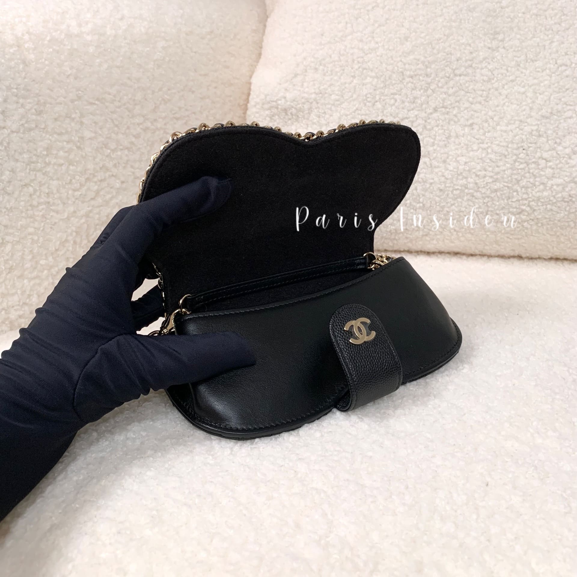 Chanel Glasses Case With Chain - Image 2