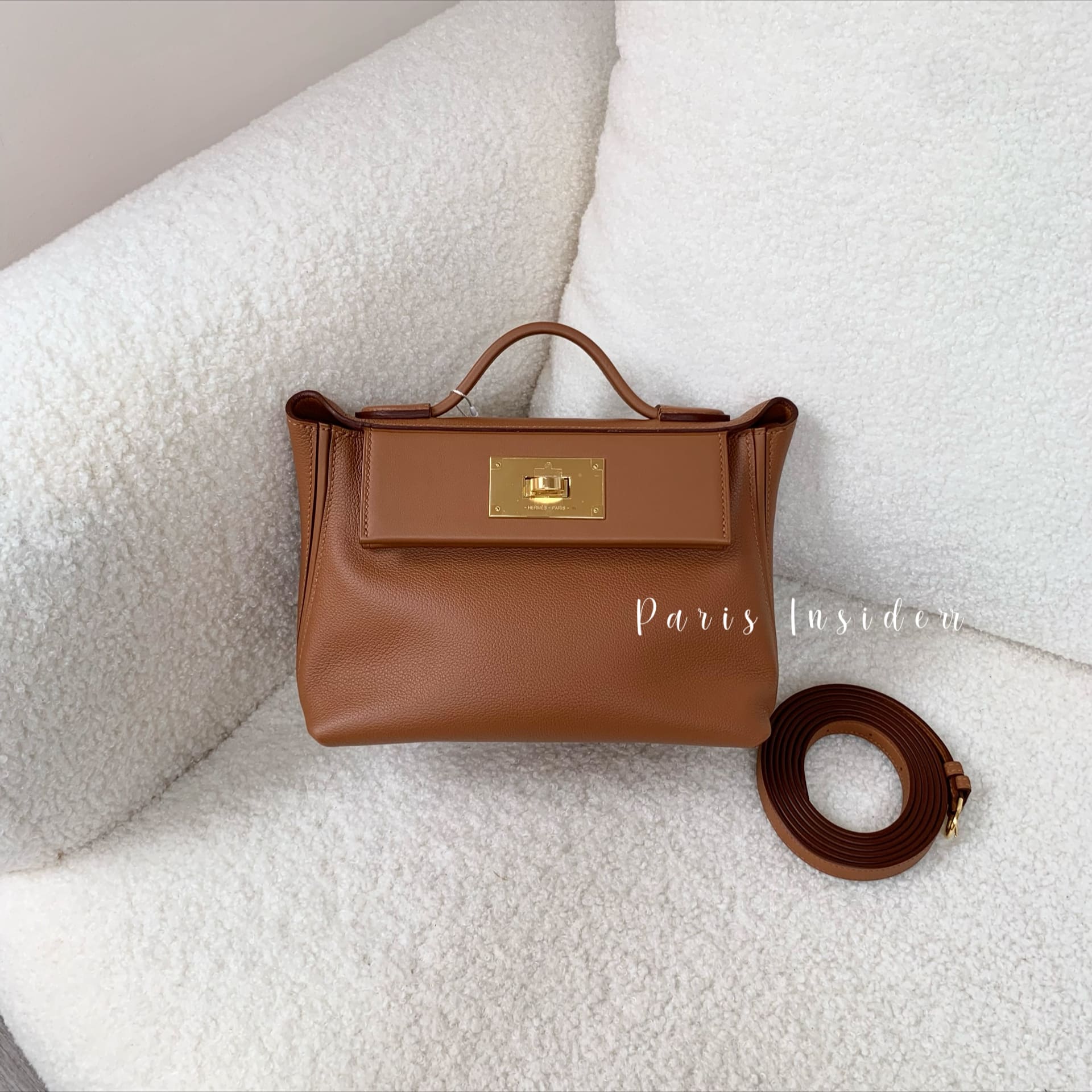 Hermes Mini 2424 Gold GHW