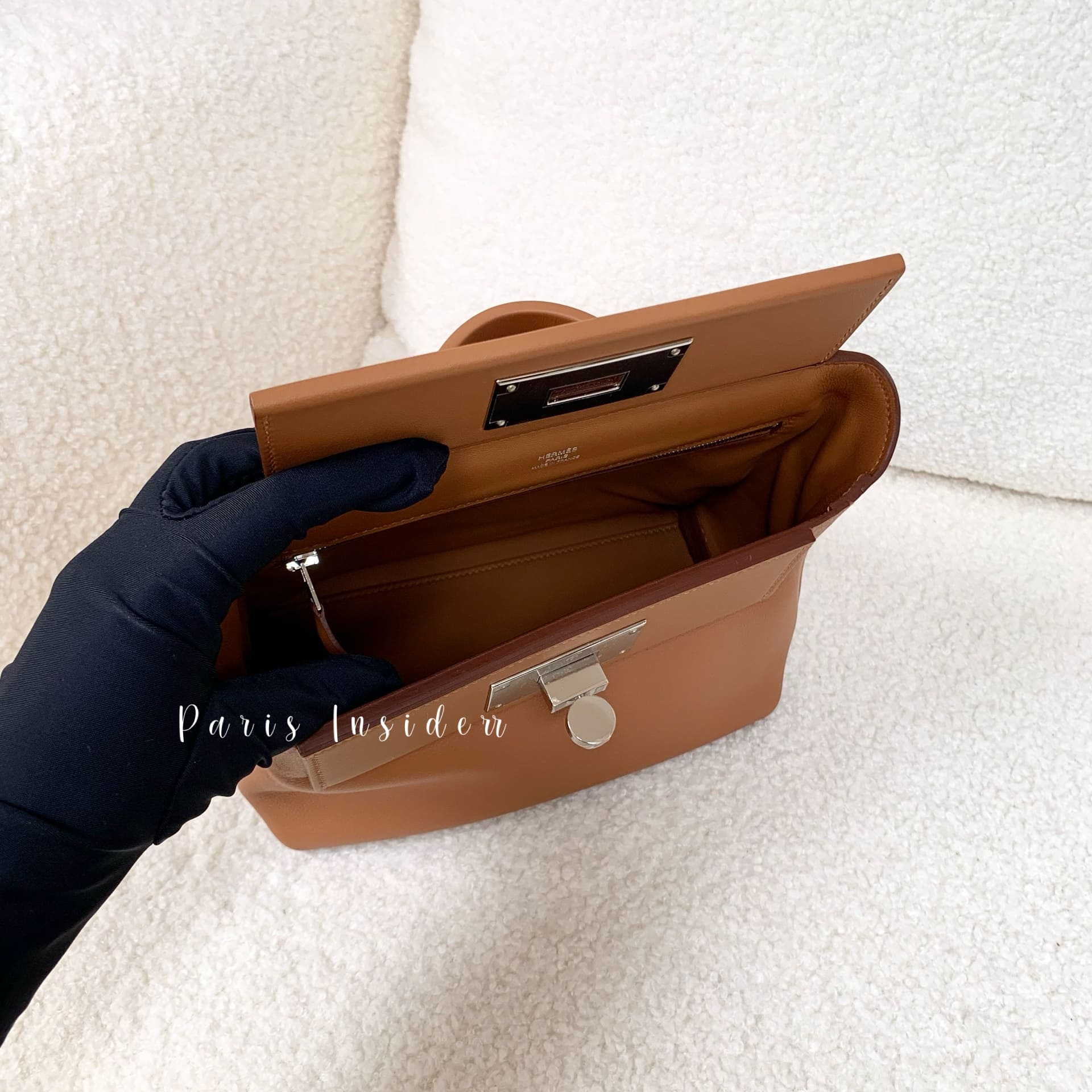 Hermes Mini 2424 Gold PHW - Image 2