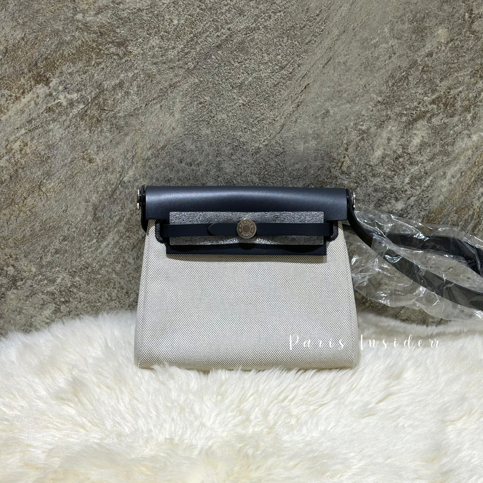 Hermes Mini Herbag 20 - Ardoise PHW (石板灰 銀扣)