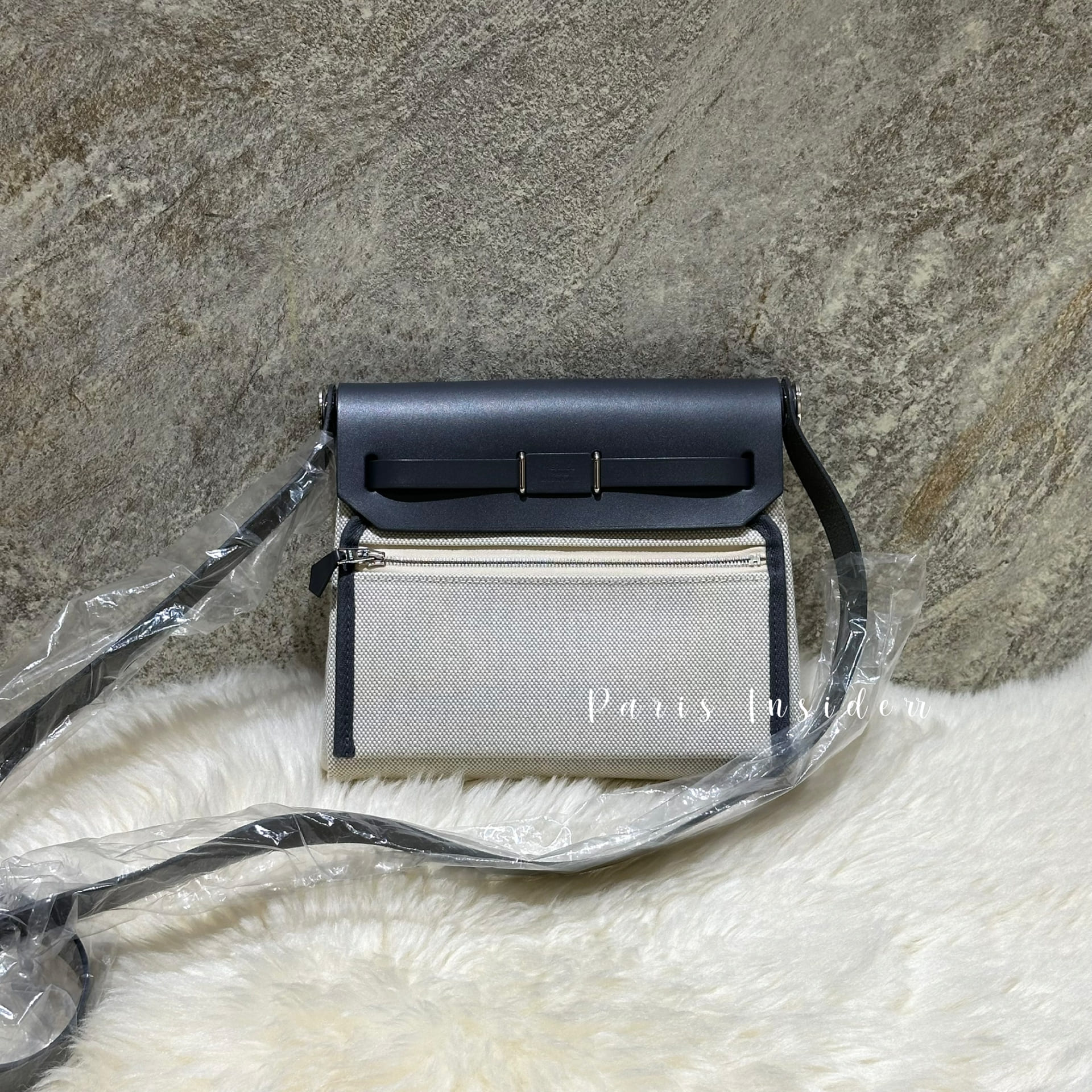 Hermes Mini Herbag 20 - Ardoise PHW (石板灰 銀扣) - Image 4