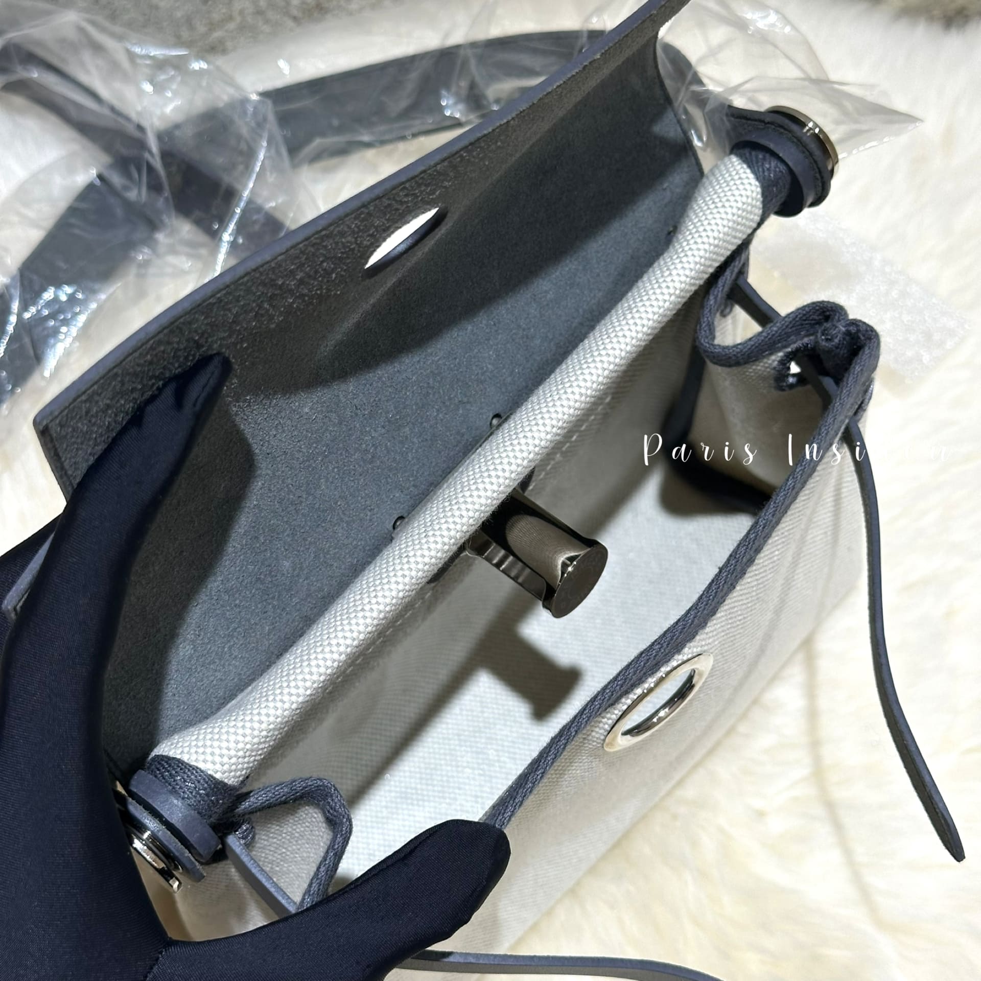 Hermes Mini Herbag 20 - Ardoise PHW (石板灰 銀扣) - Image 2