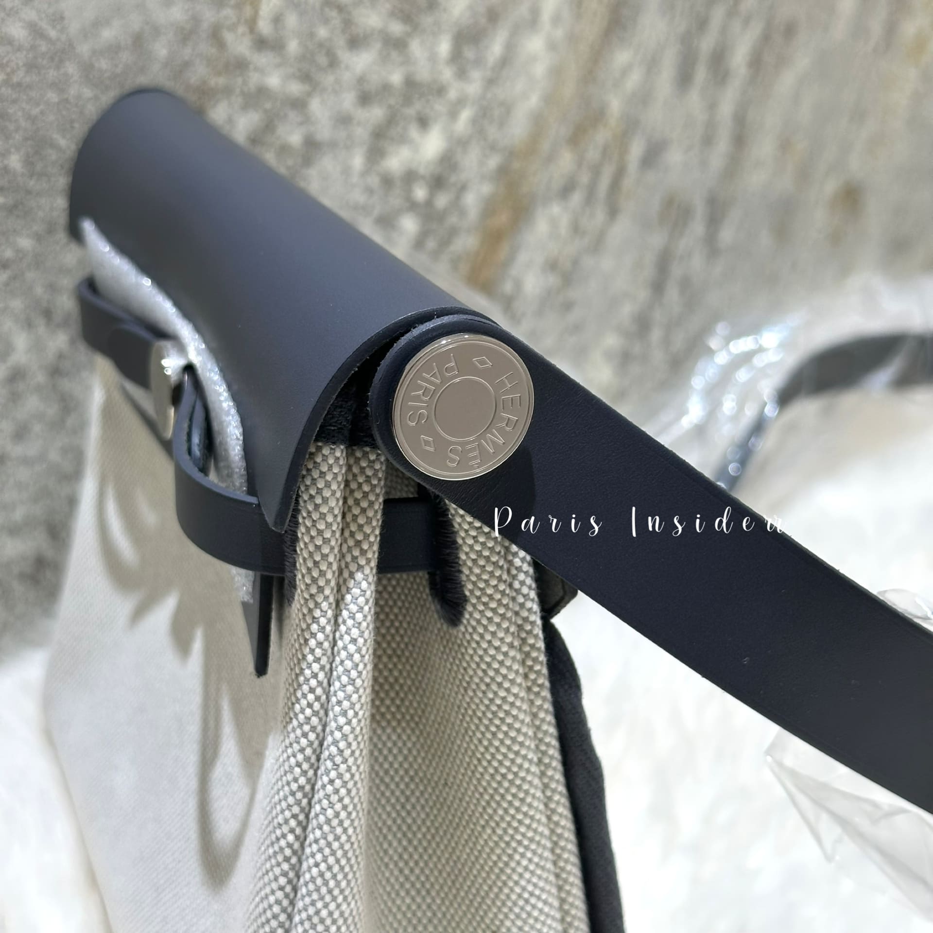 Hermes Mini Herbag 20 - Ardoise PHW (石板灰 銀扣) - Image 5