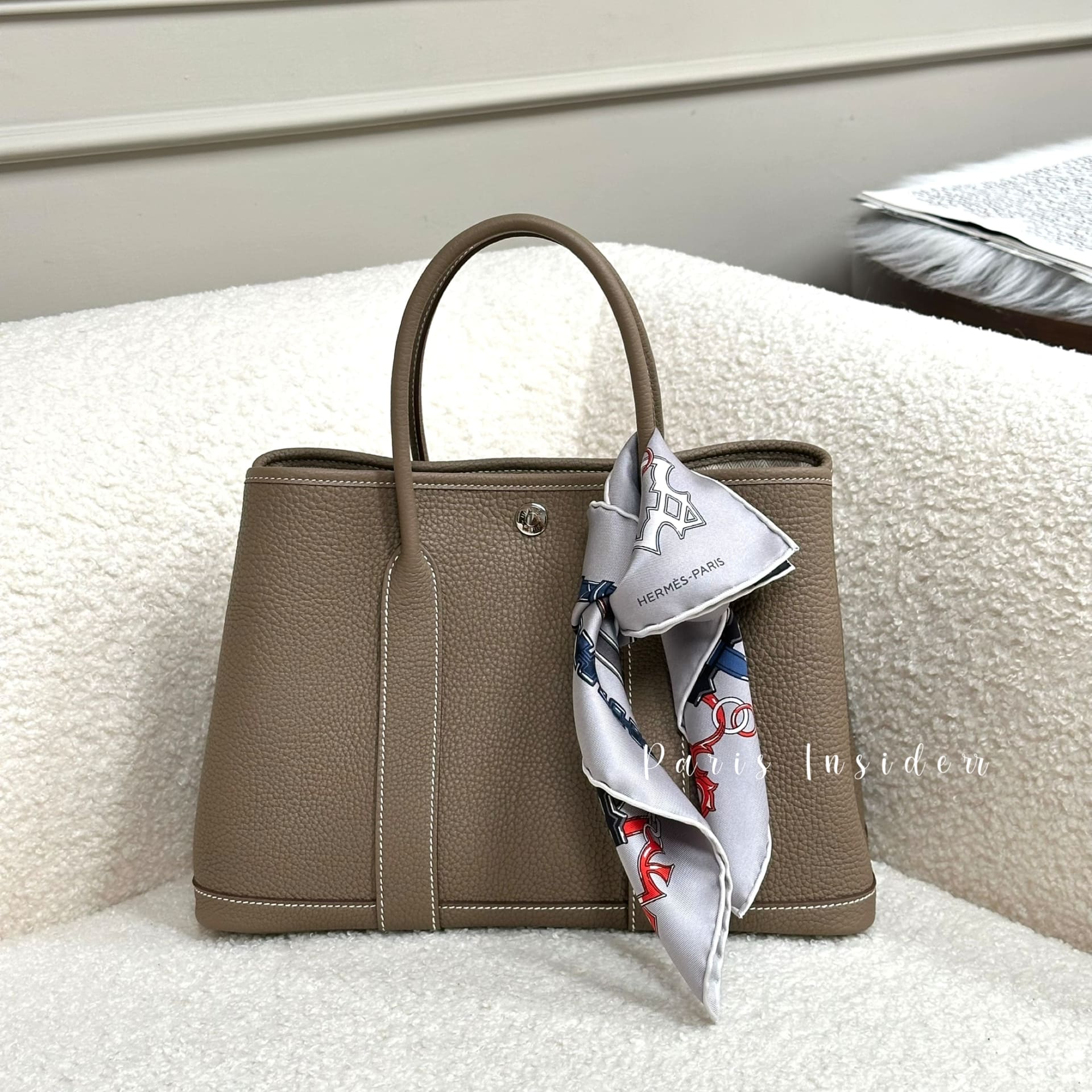 Hermes Garden Party 30 - 18 Etuope (大象灰)