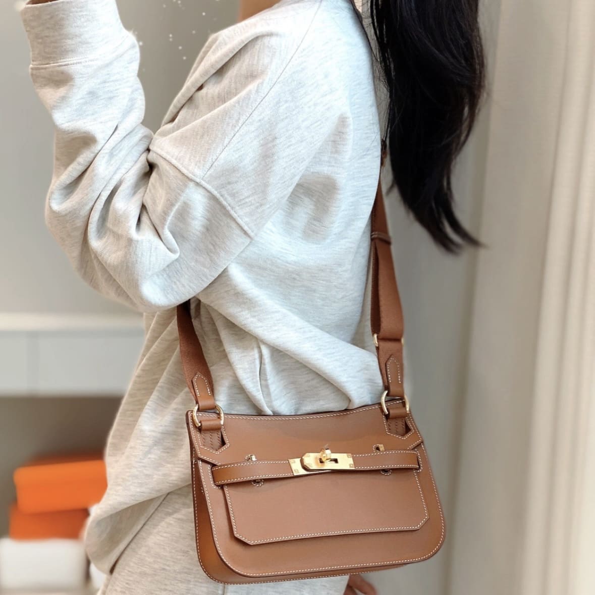 Hermes Mini Jypsiere Gold GHW - Image 4
