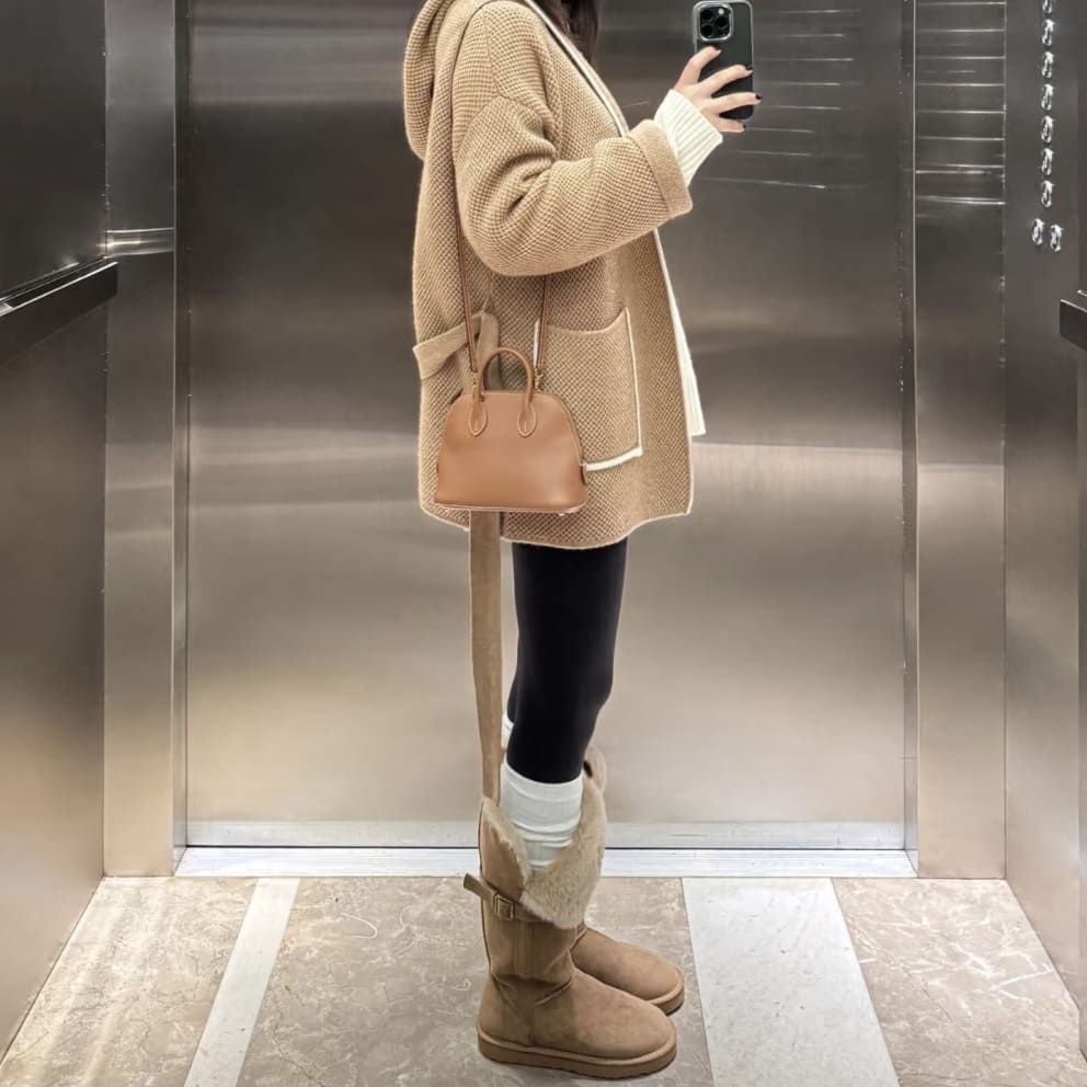 Hermes Mini Bolide Gold GHW - Image 3