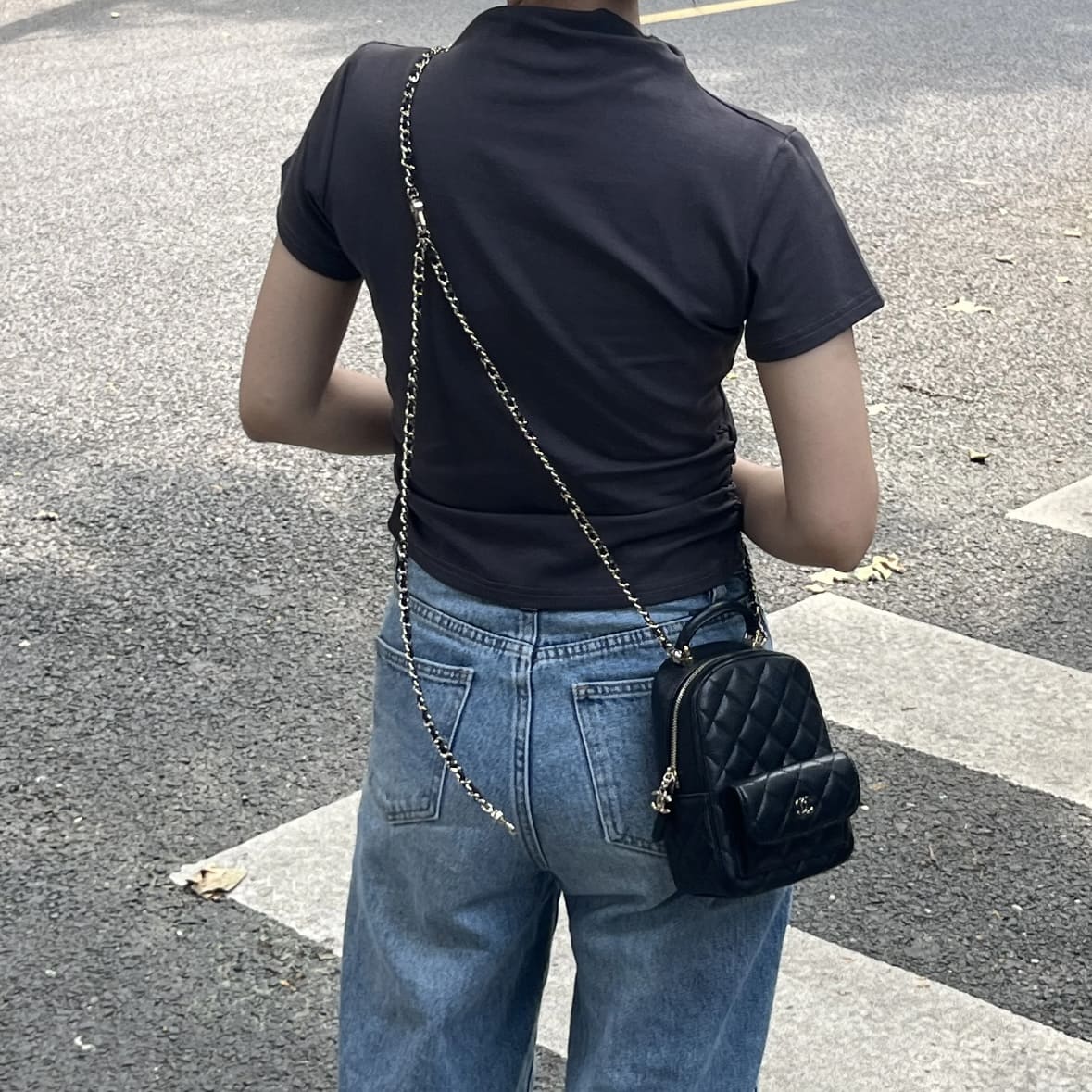 Chanel Mini Black Backpack - Image 7