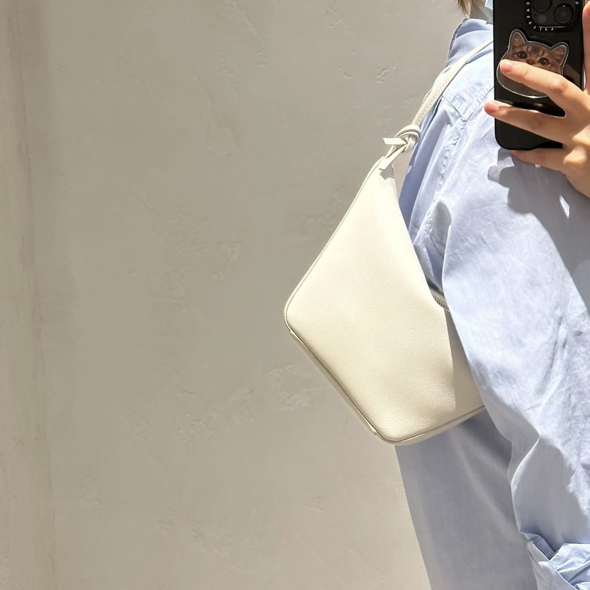 Loewe Mini Hammock Hobo - Soft White 棉花白 - Image 5