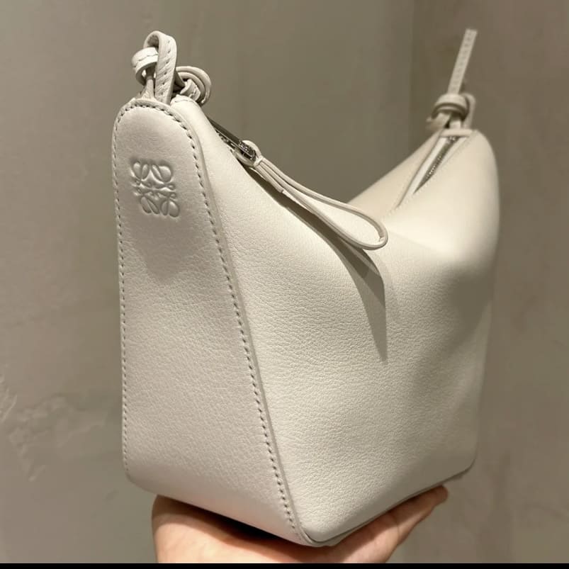 Loewe Mini Hammock Hobo - Soft White 棉花白 - Image 2