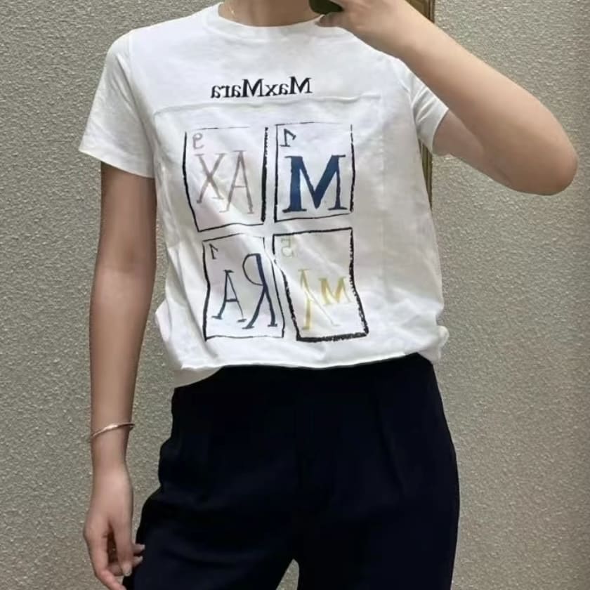 Max Mara Colibri T-shirt - White 白 - Image 3