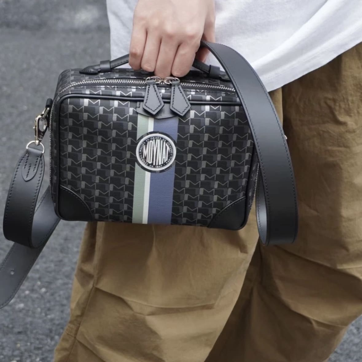 Moynat Camera Bag - Carbon Silver 碳銀 - Image 5