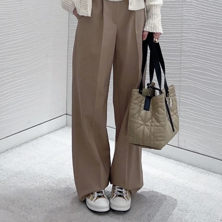 Christian Dior Medium Dior Toujours Bag - Rope Beige And Black 繩索色拼黑 - Image 5