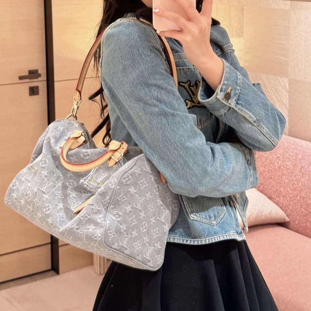 Louis Vuitton Speedy Soft 30 - Washed Gray 洗水灰 - Image 4