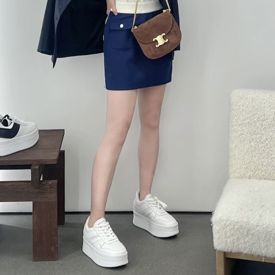 Celine Blocks Sneakers - Optic White 螢光白 - Image 4