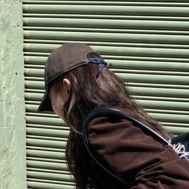 Miu Miu Denim Baseball Cap - Dark Brown With Iris 深棕 - Image 6