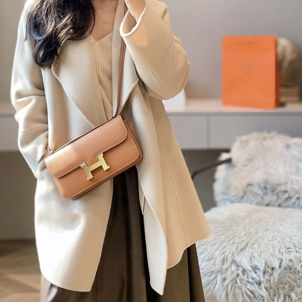 Hermes Constance Elan Gold RGHW With Mirror - Image 4