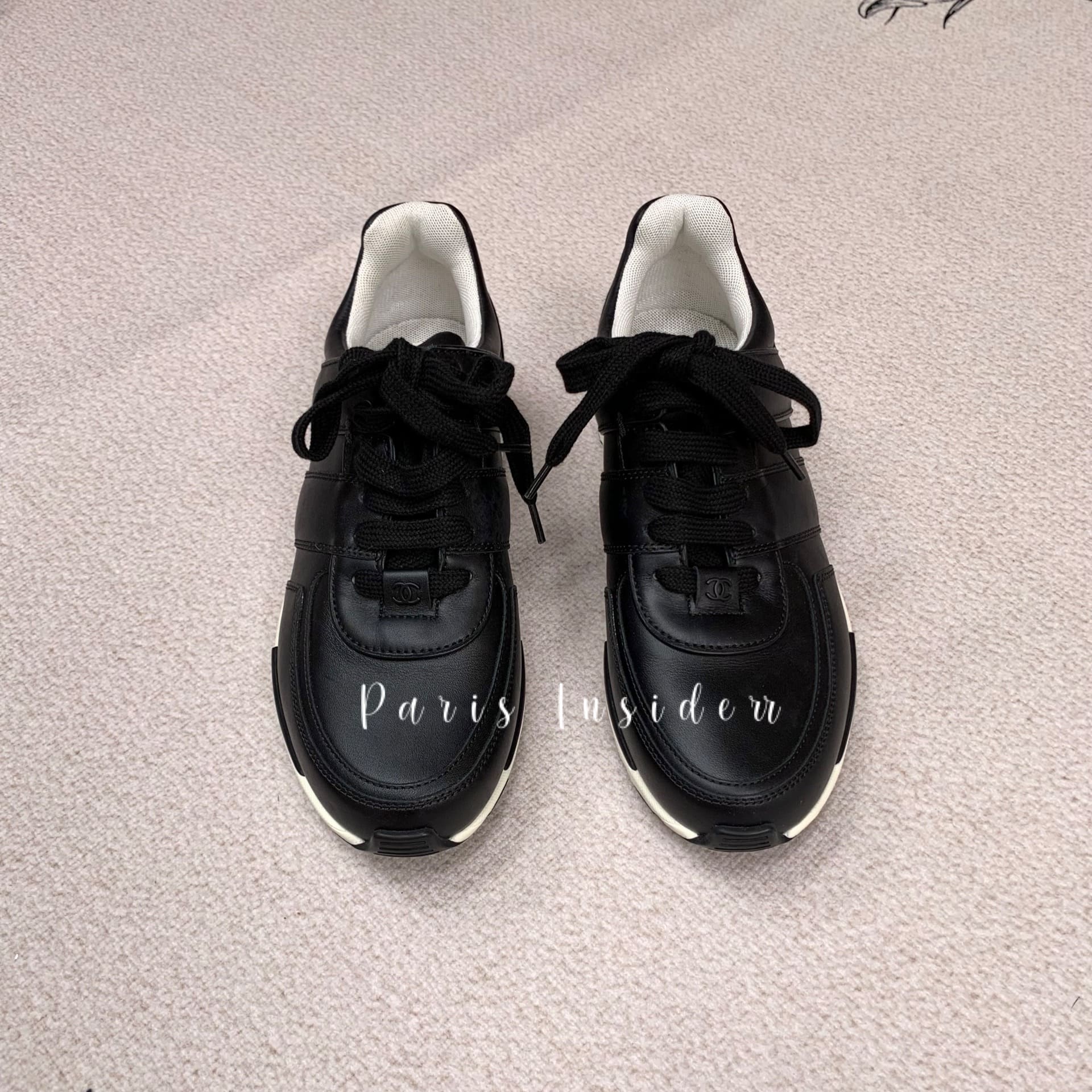 Chanel Black Sneakers