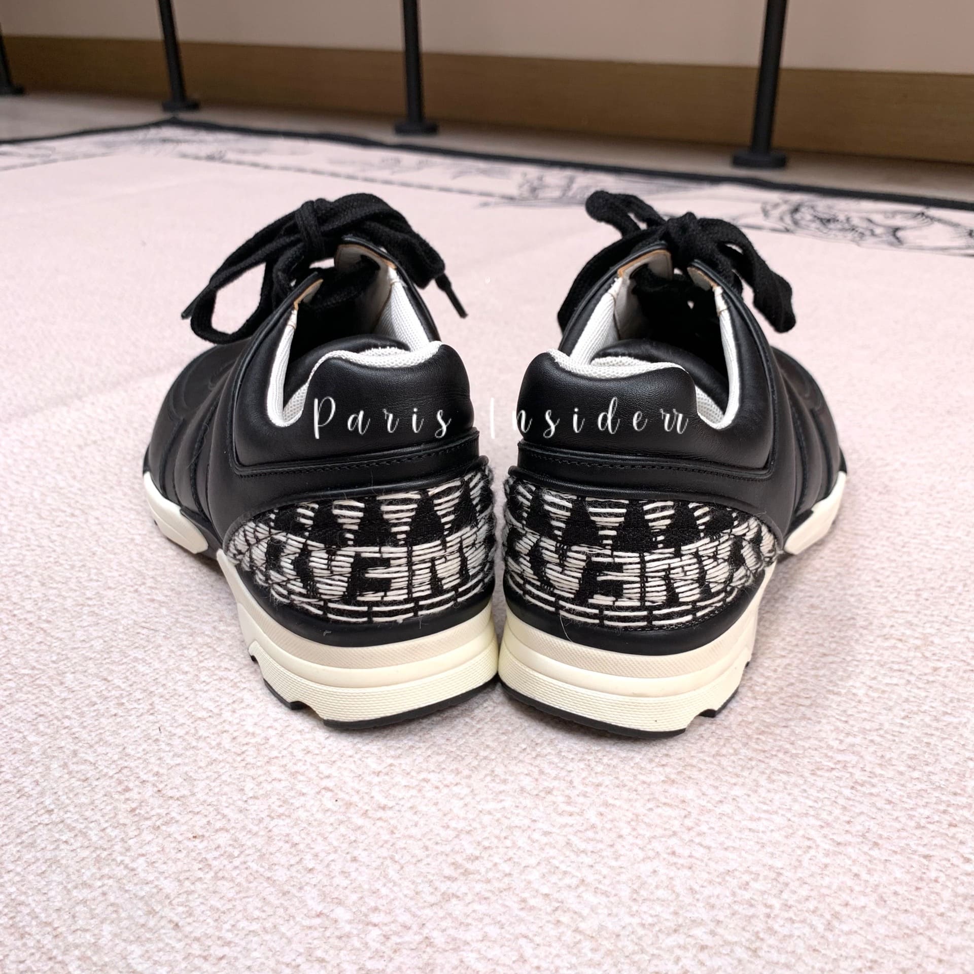 Chanel Black Sneakers - Image 3