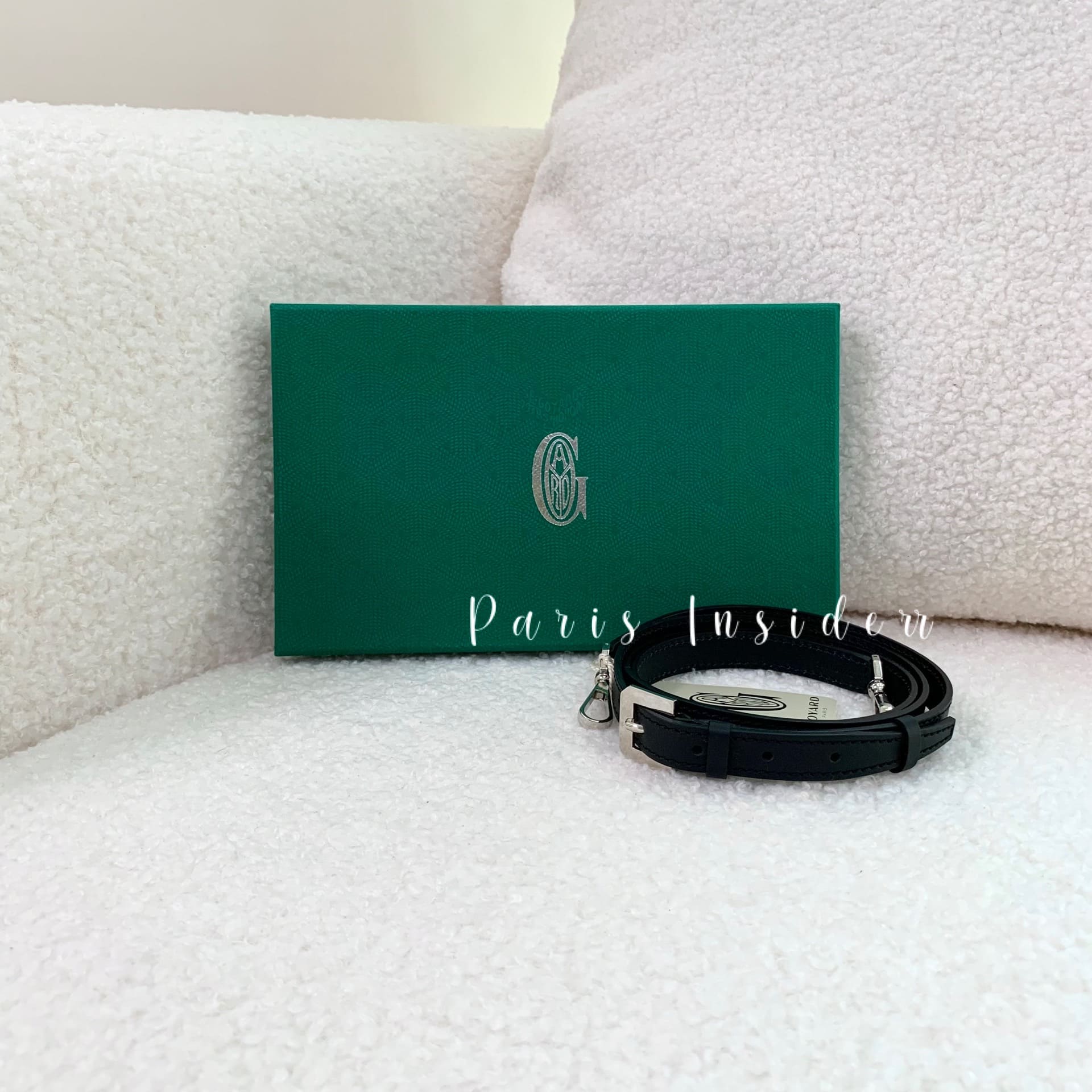 Goyard Cuir Pm Strap - Black