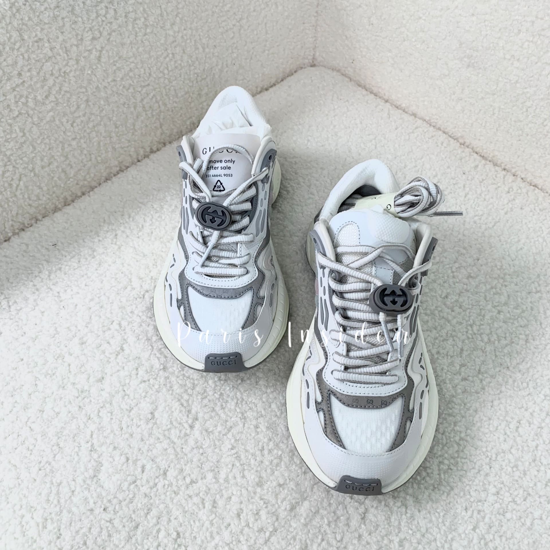 Gucci 2.0 Sneakers - White and Grey 白灰