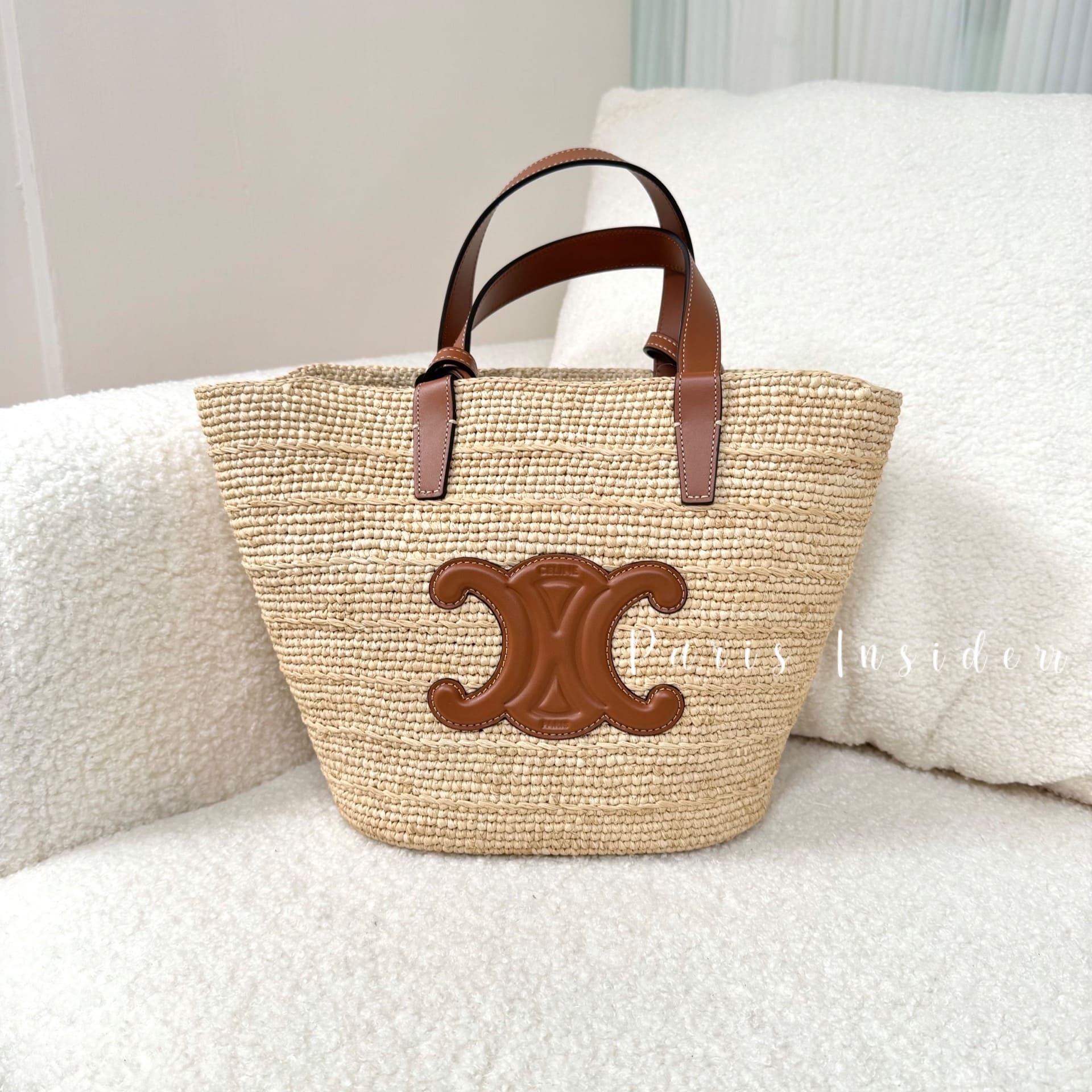 Celine Teen Supple Classic Panier Tan