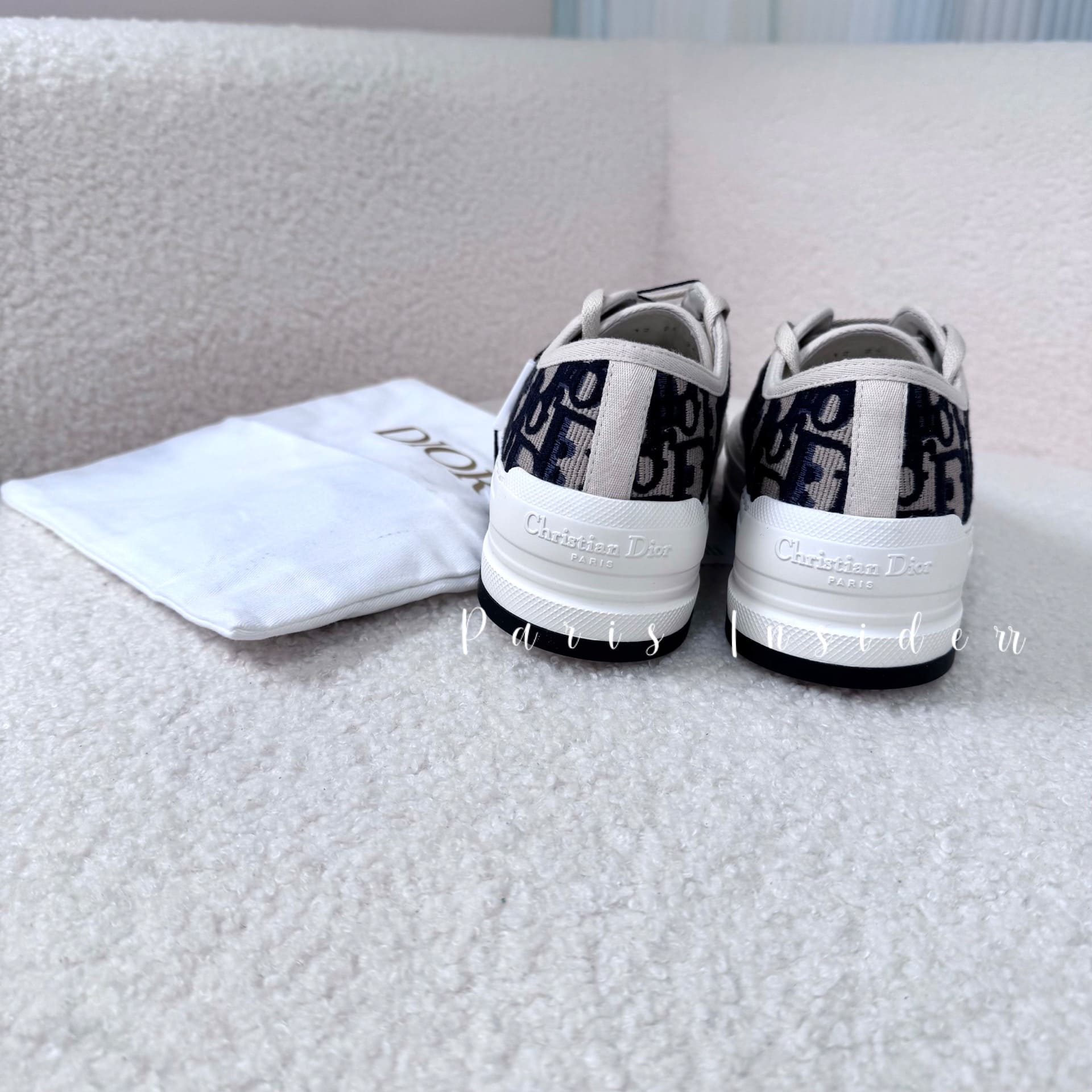 Christian Dior Walk'n'Dior Platform Sneakers Deep Blue - Image 3
