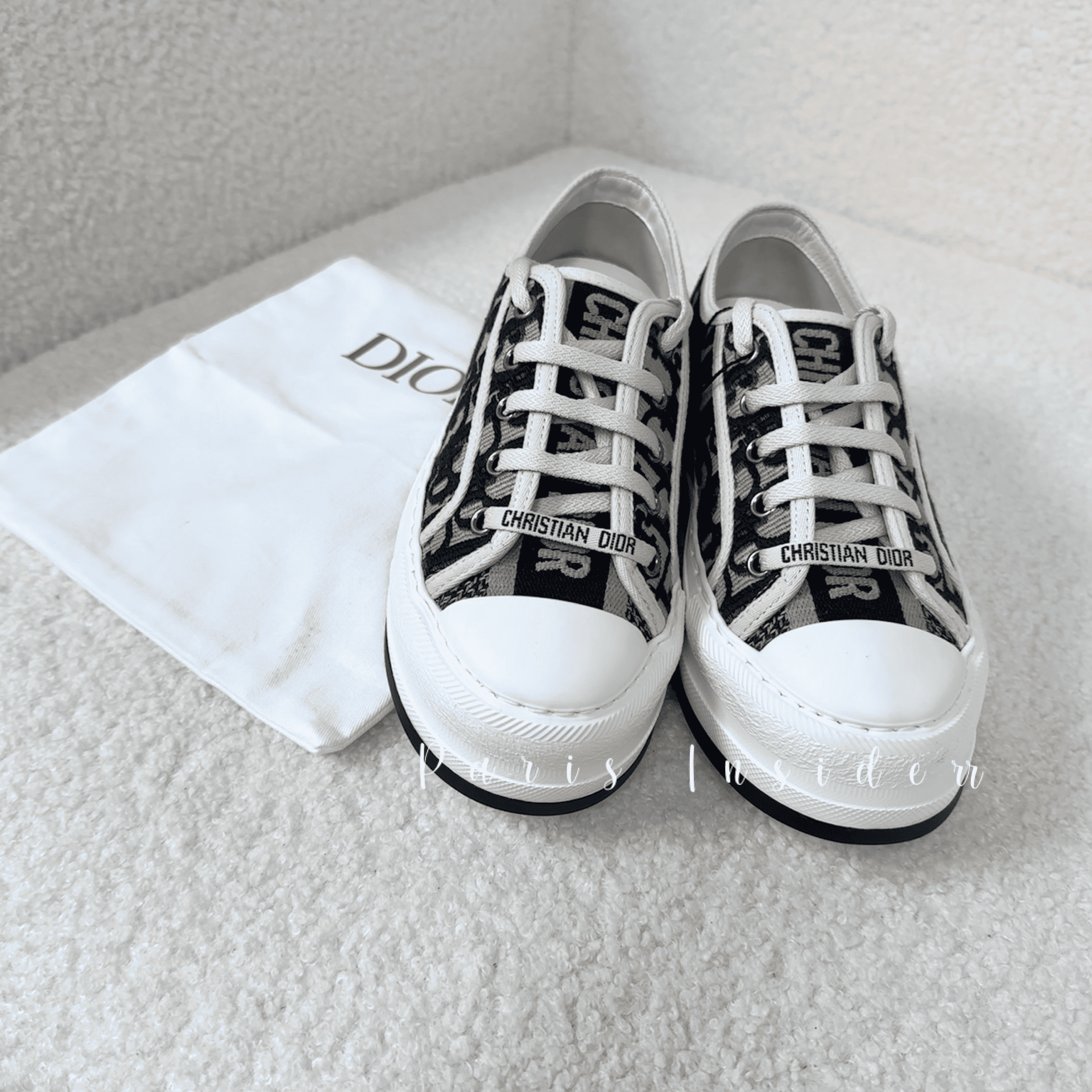 Christian Dior Walk'n'Dior Platform Sneakers Deep Blue
