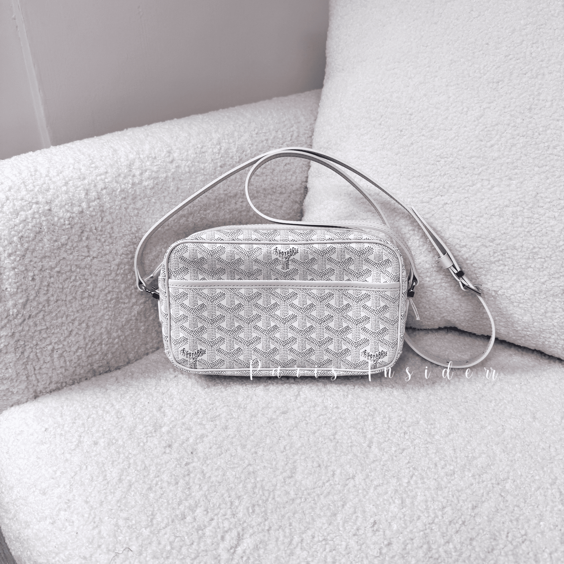 Goyard Cap Vert Pm Bag - White