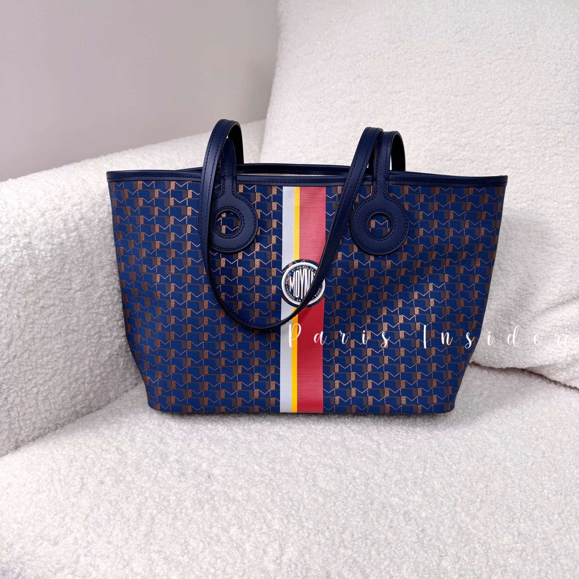 Moynat Oh! Tote Ruban PM Tote Bag - Indigo Bronze 靛藍青