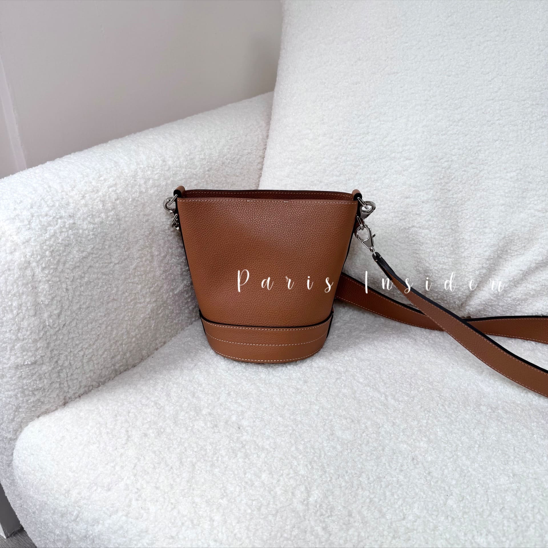 Moynat Baluchon bb Bucket Bag - Carbon Bronze 碳金 - Image 3