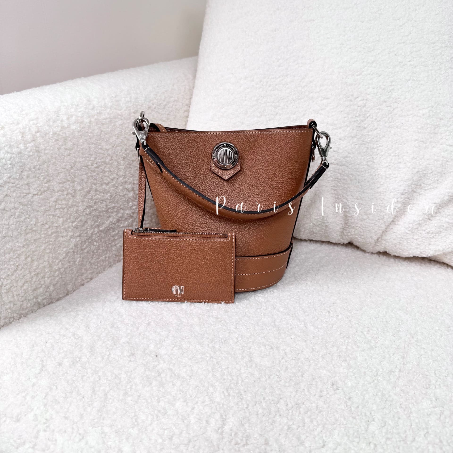 Moynat Baluchon bb Bucket Bag - Carbon Bronze 碳金