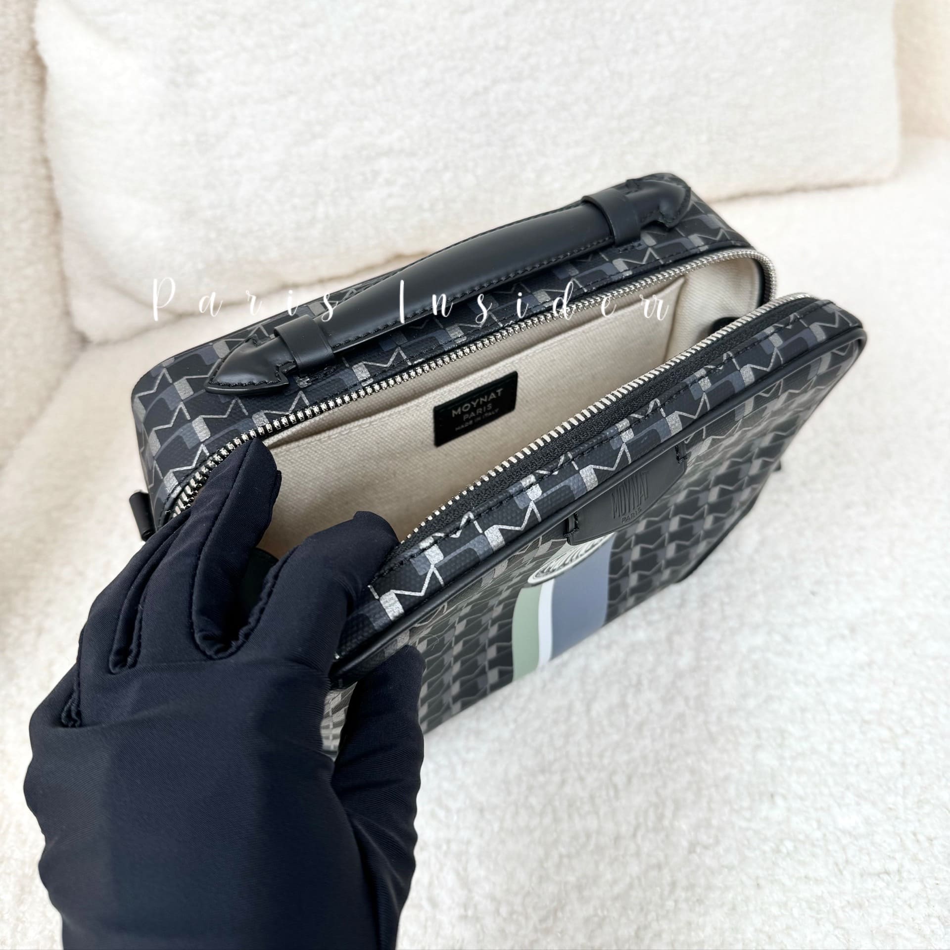 Moynat Camera Bag - Carbon Silver 碳銀 - Image 2