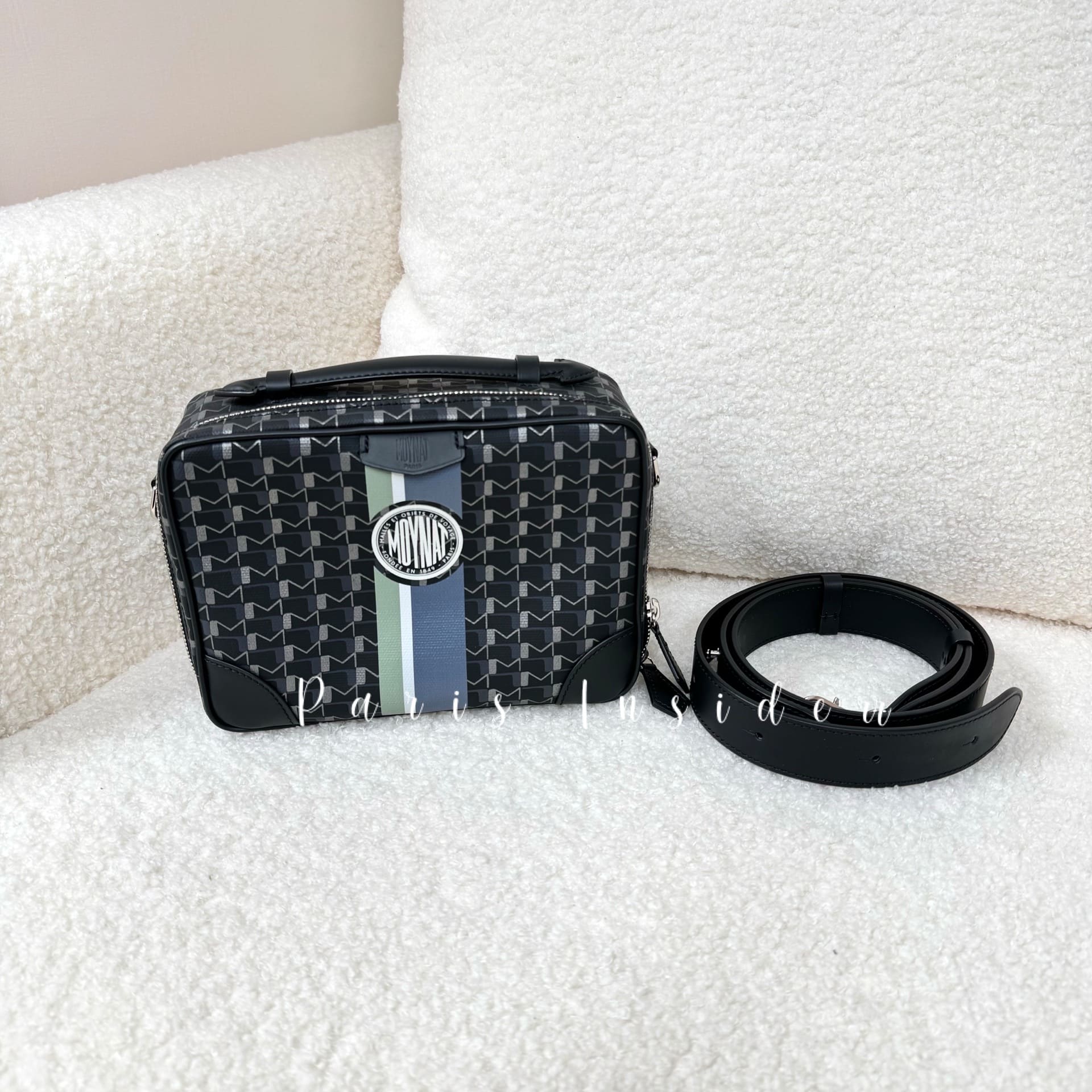 Moynat Camera Bag - Carbon Silver 碳銀