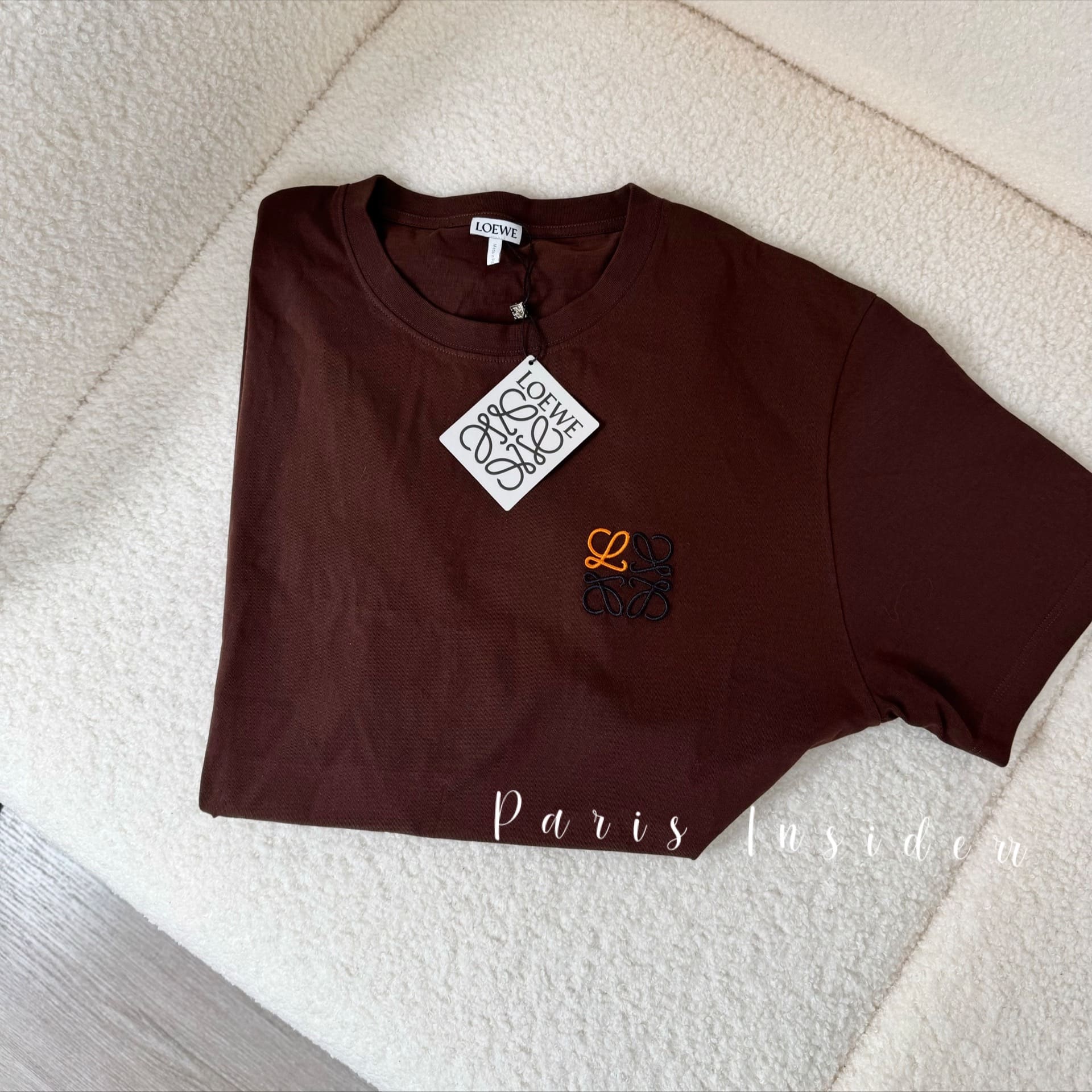 Loewe Regular Fit T-shirt - Chocolate Brown 棕