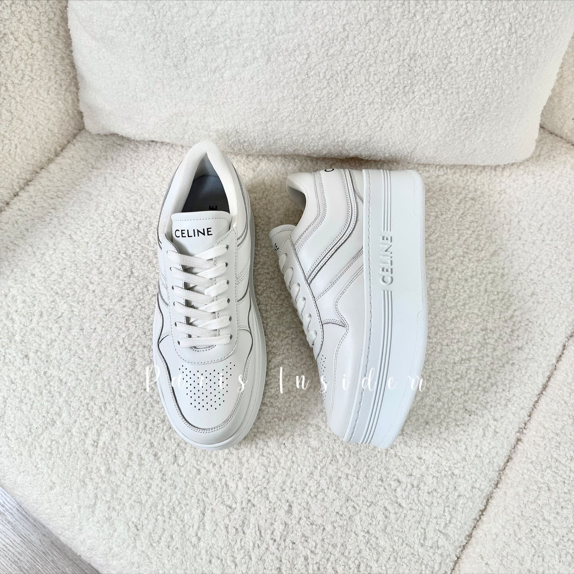 Celine Blocks Sneakers - Optic White 螢光白 - Image 2
