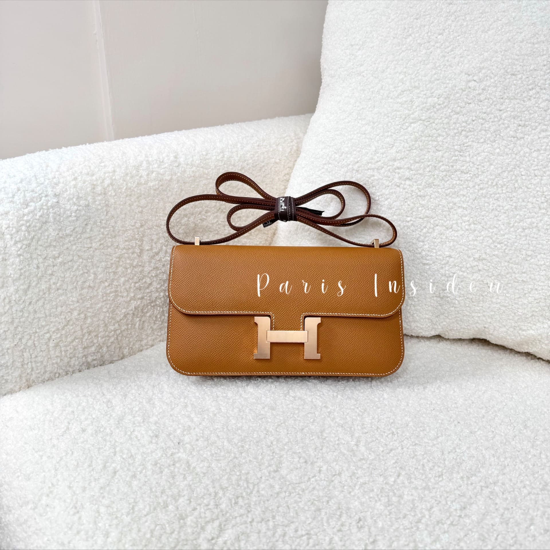 Hermes Constance Elan Gold RGHW With Mirror