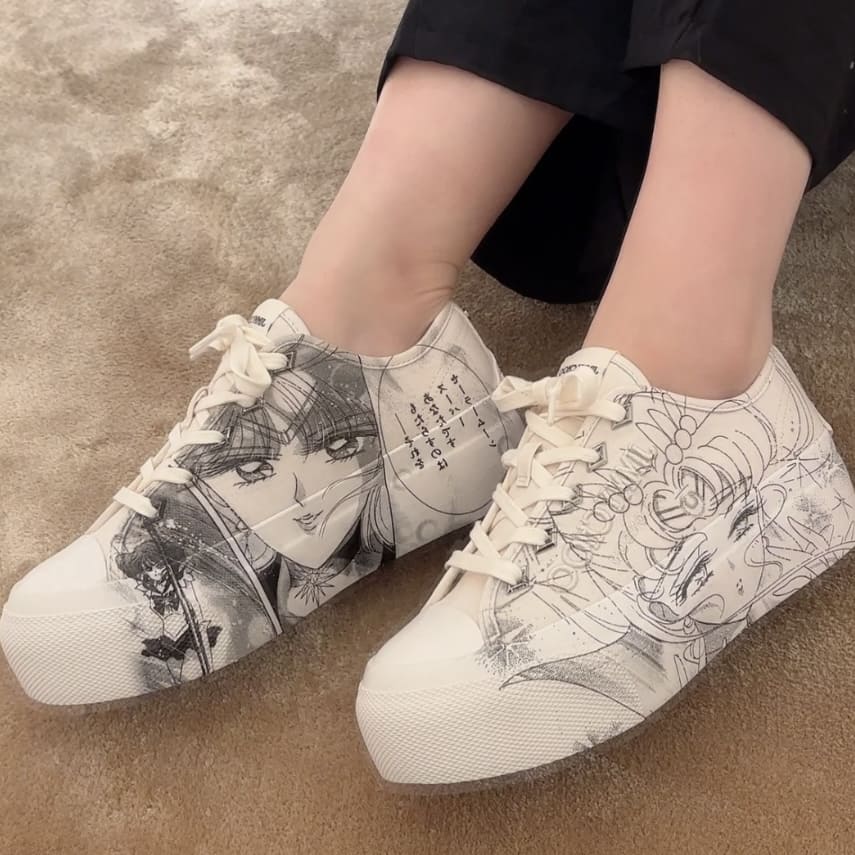 Jimmy Choo x Sailor Guardians Palma Maxi/F Latte With Black - Image 7