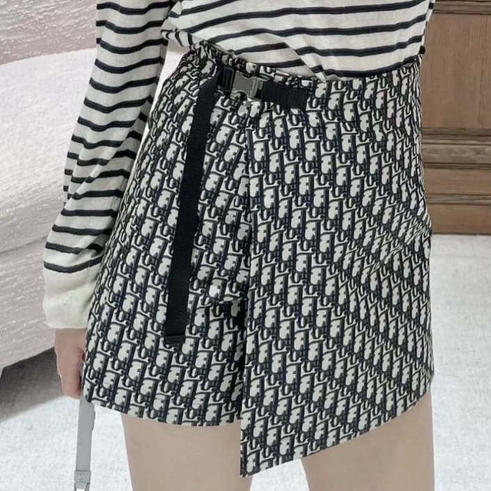 Christian Dior Oblique Skort - Blue 藍 - Image 4