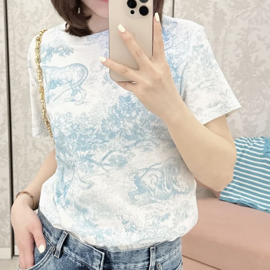 Christian Dior Dioriviera T-Shirt - Blue - Image 3