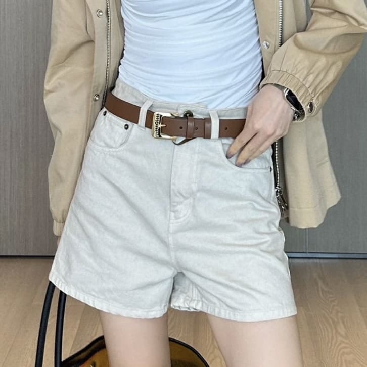 Miu Miu Nappa leather Belt Oak - Image 4